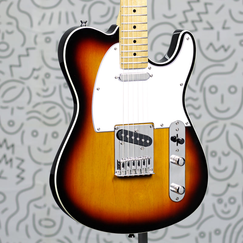 Guitarra Tagima Telecaster T-550 Sunburst Escala Clara