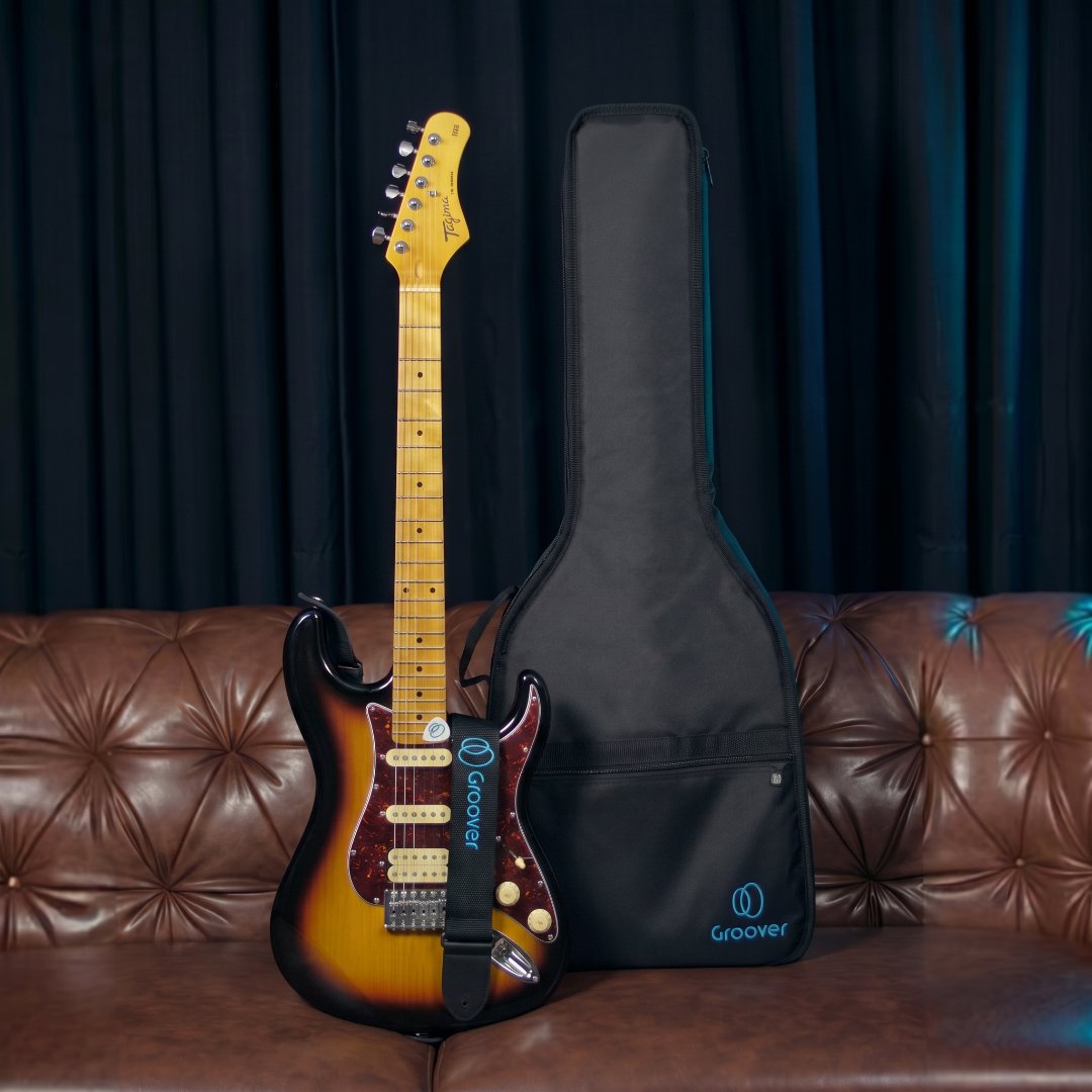 Guitarra Tagima TG-540 Stratocaster HSS Sunburst Correia Bag Groover