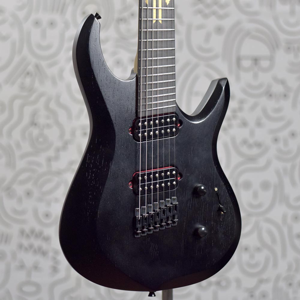 Guitarra Tagima Brazil True Range 7 Cordas Multiscale Black Satin
