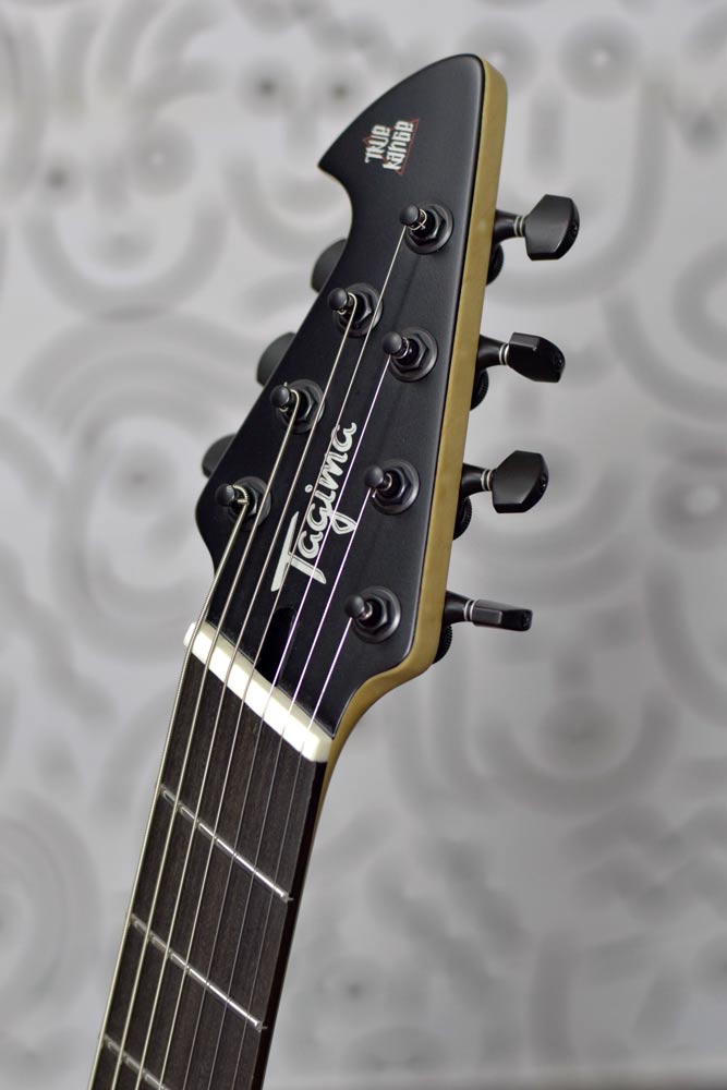 Guitarra Tagima Brazil True Range 7 Cordas Multiscale Black Satin