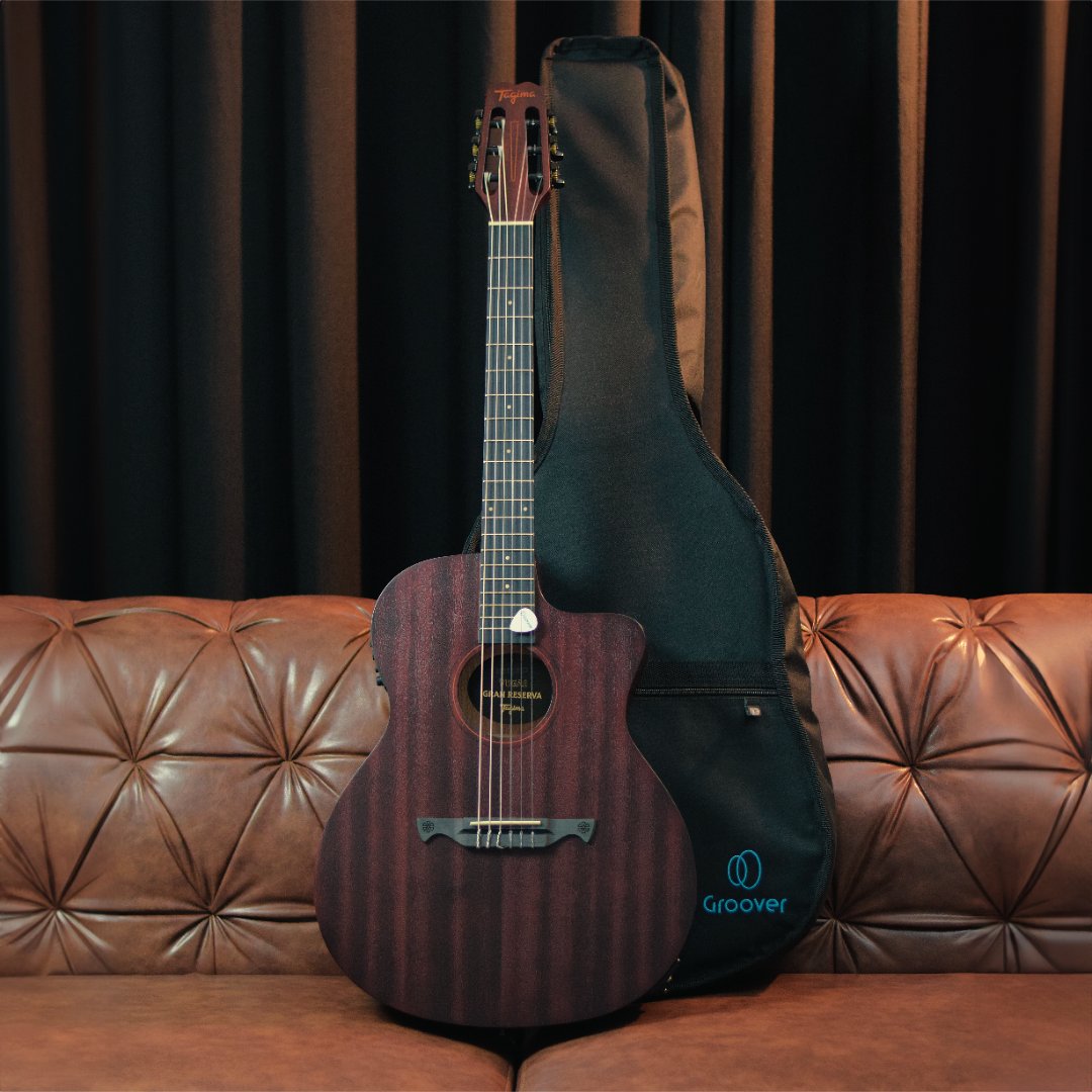 Violão Tagima Vegas Dark Mahogany Gran Reserva Nylon Bag Groover