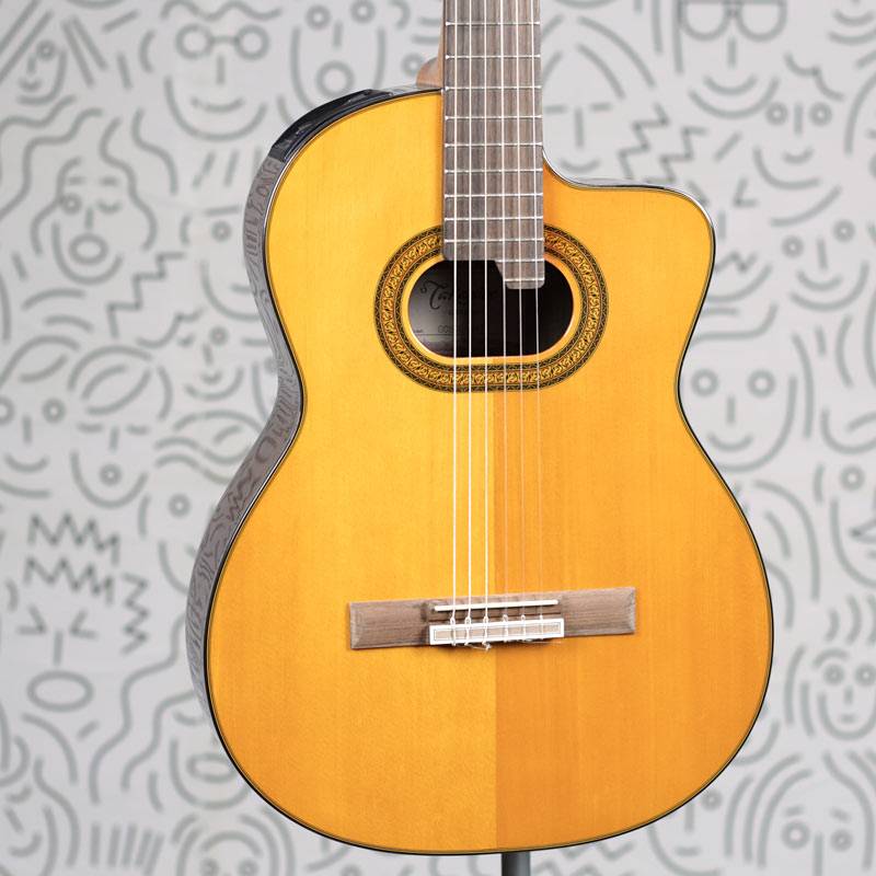 Violão Takamine GC6CE Nylon Eletrico Natural