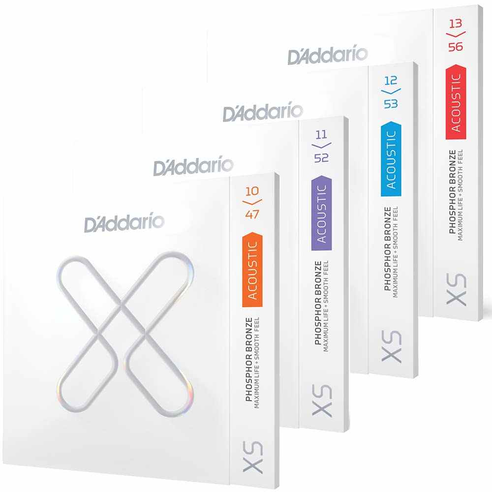 Cordas D'addario Violão Aço XS Phosphor Bronze Revestida