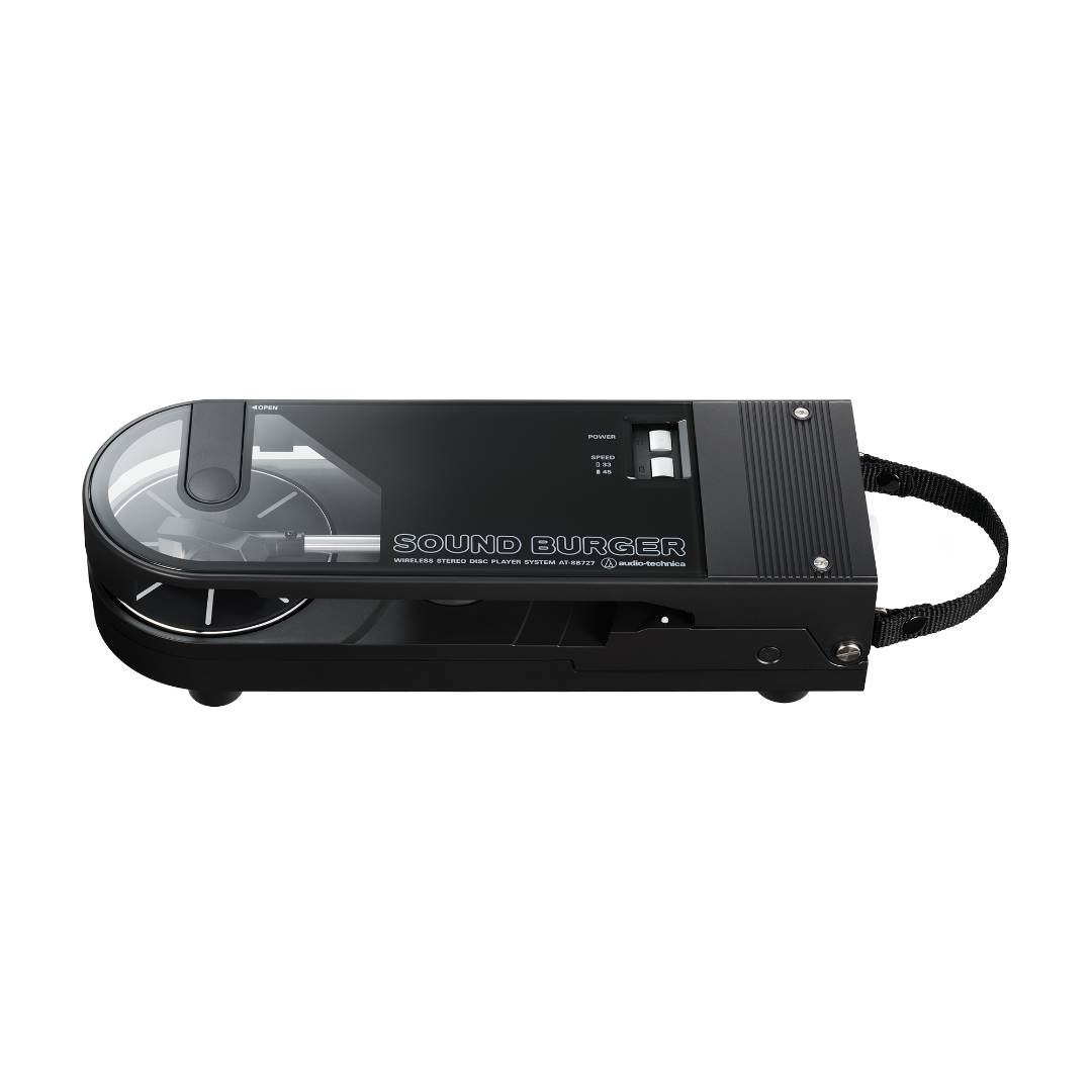 Audio-Technica SOUND BURGER AT-SB727ブラック Toca-discos Portátil Audio-Technica AT-SB727 Sound Burguer