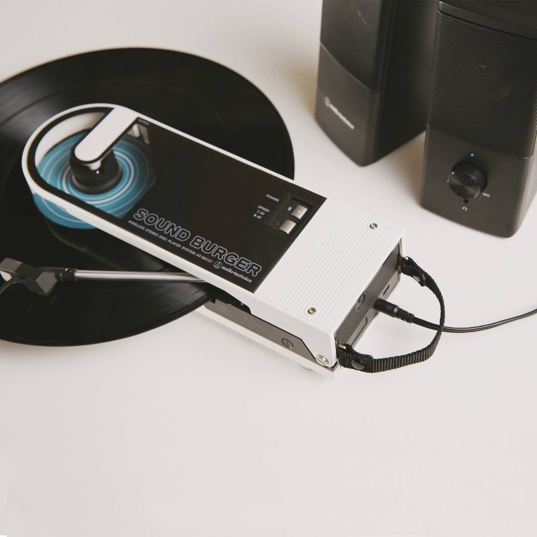 Toca-discos Portátil Audio-Technica AT-SB727 Sound Burguer
