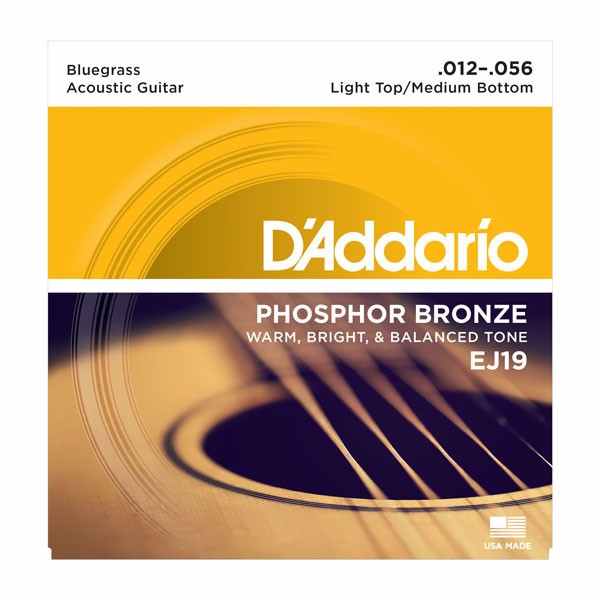Cordas de Aço para Violão Folk (010, 011, 012, 013, 014) Phosphor Bronze Daddario