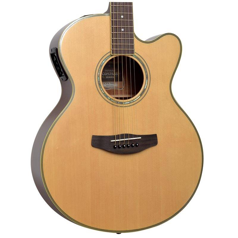 Violão Yamaha CPX700II Medium-Jumbo Elétrico Cordas de Aço Tampo