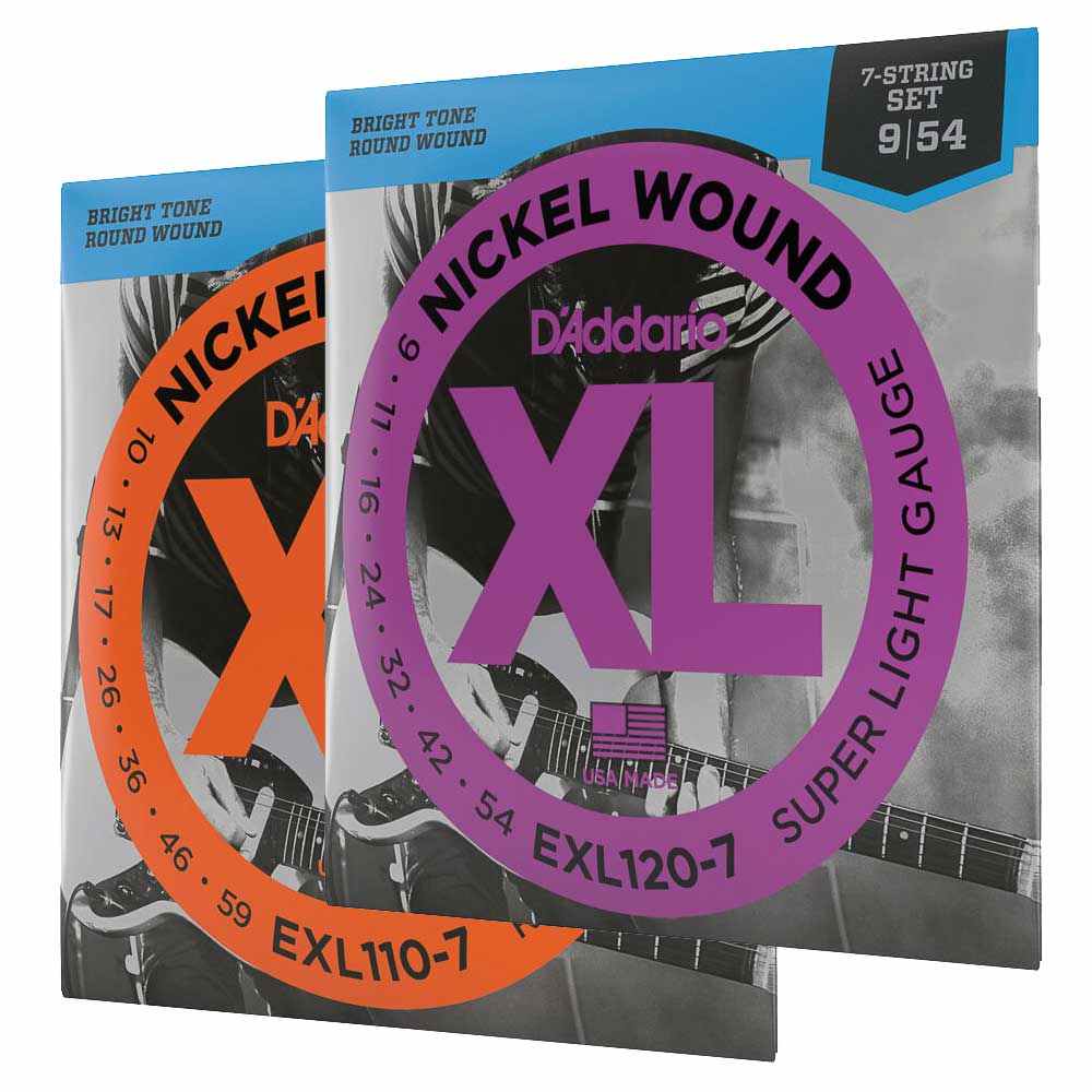 Jogo de Cordas p/ Guitarra 7 Cordas 010 Daddario :: Groover