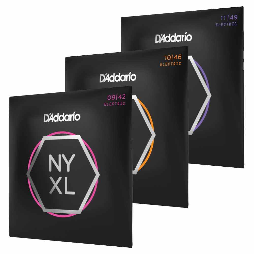 Cordas Daddario NYXL para Guitarra (diversas medidas)