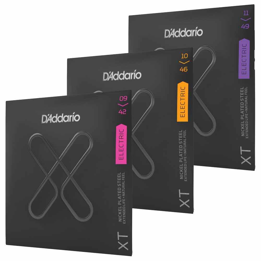 Corda D'Addario XTE Revestidas Anti-ferrugem para Guitarra Nickel-Plated Steel