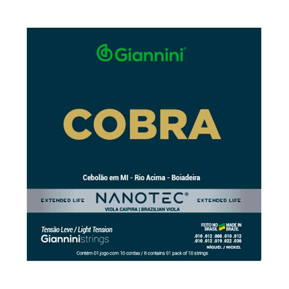Encordoamento Viola Caipira Giannini Nanotec Protetiva