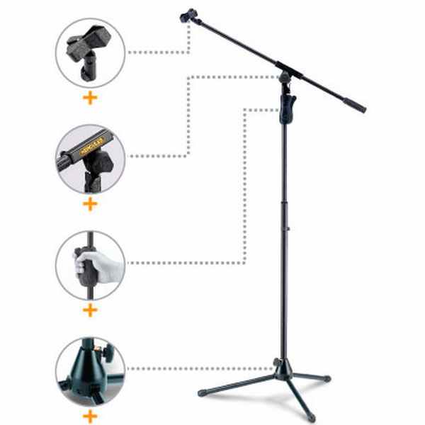 Suporte Hercules Boom MS631B para Microfone :: Groover