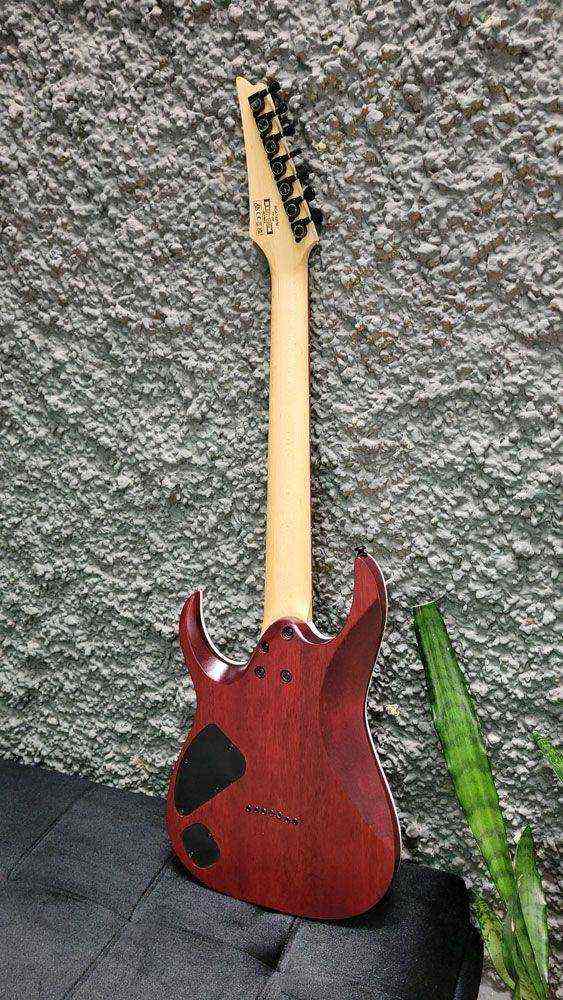 Guitarra Ibanez 7 cordas RGA742FM Transparent Gray Flat :: Groover