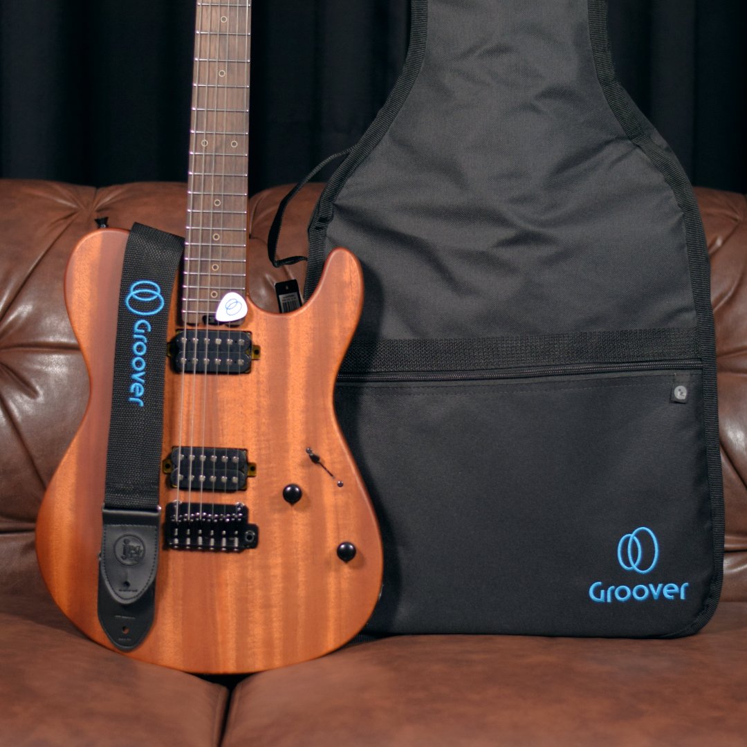 Guitarra Tagima Tessy NTS Telecaster Mahogany Satin Correia Bag Groover