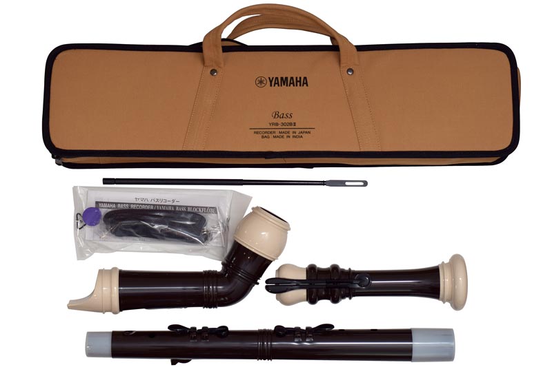Flauta Doce Baixo Yamaha YRB-302BII com Case :: Groover